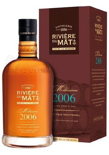 Rivere du Mat „Millesimme” 2006 Aged Réunion 43% 0.7 L