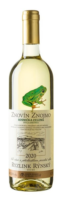 ZNOVÍN Ryzlink rýnský Pozdní sběr 2022