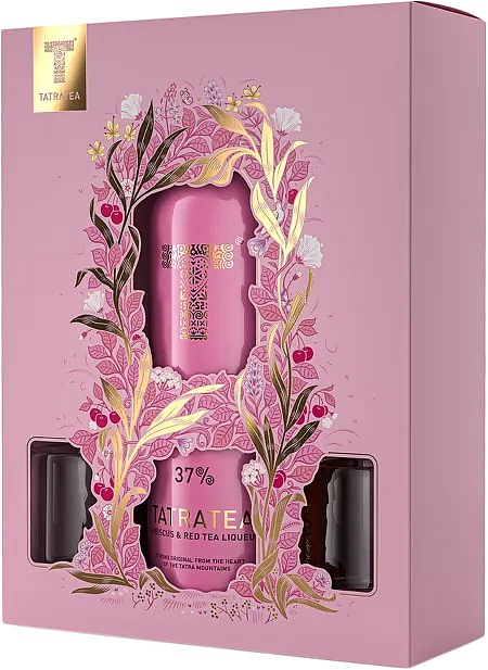 Tatratea 37% + 2x sklo